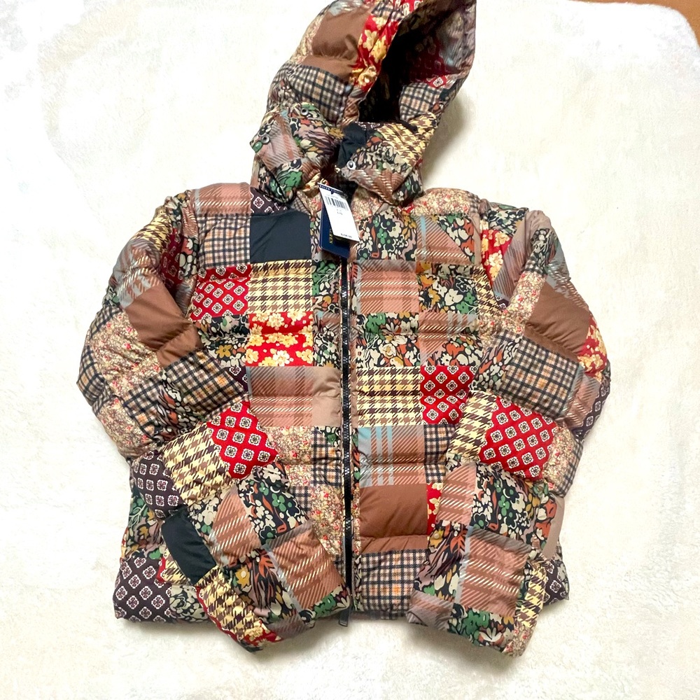 Polo Ralph Lauren Patchwork Puffer Coat